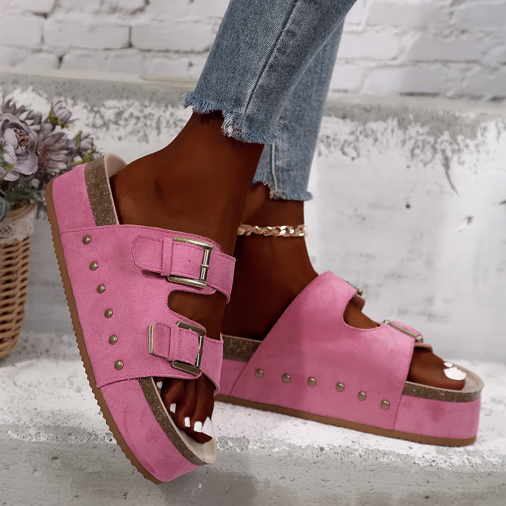 Candy Crush Studded Sandals - House of Hues