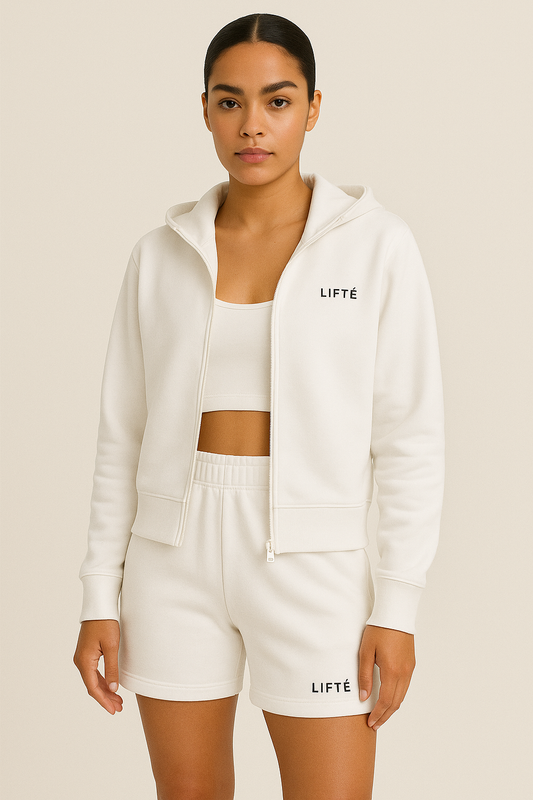 LIFTÉ 3-Piece Set – Bra, Shorts & Zip Jacket - House of Hues