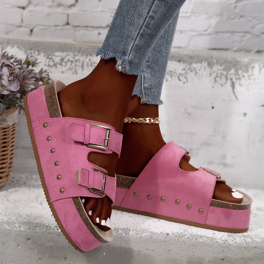 Candy Crush Studded Sandals - House of Hues