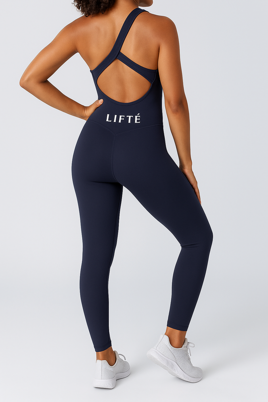 LIFTÉ Crisscross-Back Long Jumpsuit - House of Hues