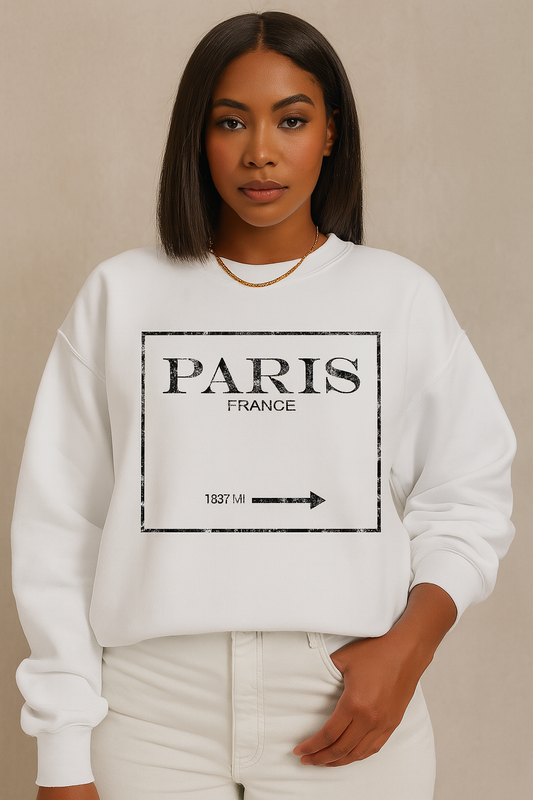 Destination: Paris Sweatshirt - House of Hues