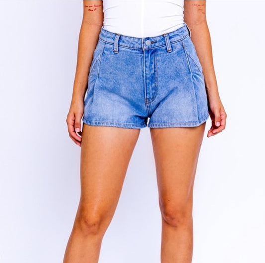 The Clean Slate Denim Shorts – Light Blue Wash - House of Hues