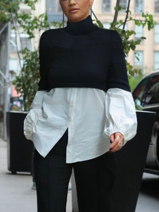 City Layers Turtleneck Combo Top - House of Hues